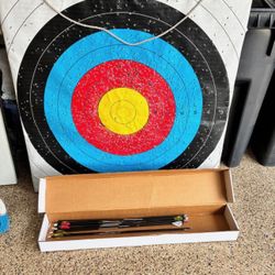Archery Table With Arrows