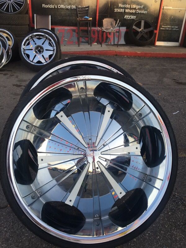 28" Starr Wheels with 275-25-28 *Good Condition* $1895.00