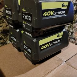 Ryobi 6ah Batteries
