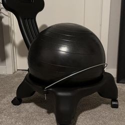 Balance Ball Desk Chair – Exercise Stability Yoga Ball Ergonomic Chair for Home and Office