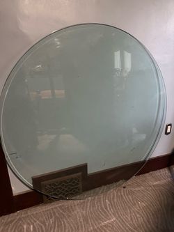New Large Round Glass Table Top 54"
