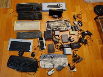 Electronics Keyboard Mouse Router USB Extension Cable Fingerprint Reader Bluetooth Adapter Power Adapter Gamepad Controller