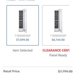 🍷 Thermador 18” Built-In Wine Cooler – Luxury Preservation for Your Collection! 🍷