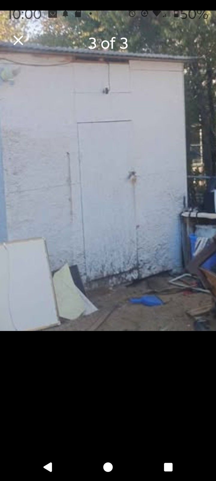 Wood Shed 96" DEEP BY 104 " LONG BY 98" Talll