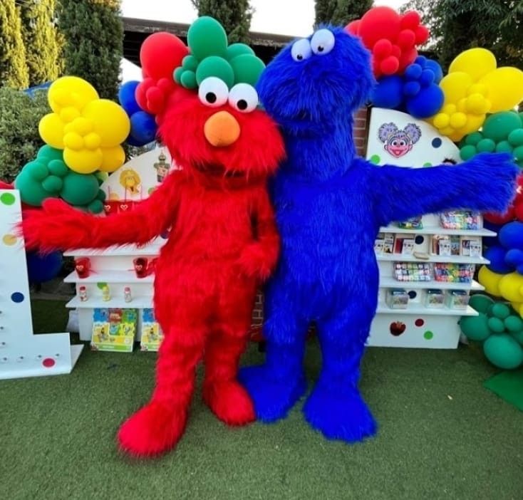 Elmo Cookie Costume Mascot
