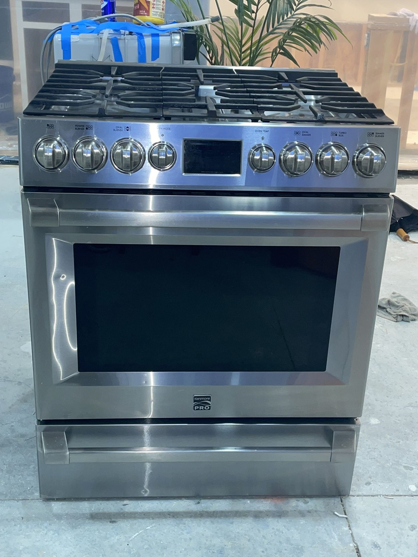 30” Slide In Kenmore Pro Gas Range