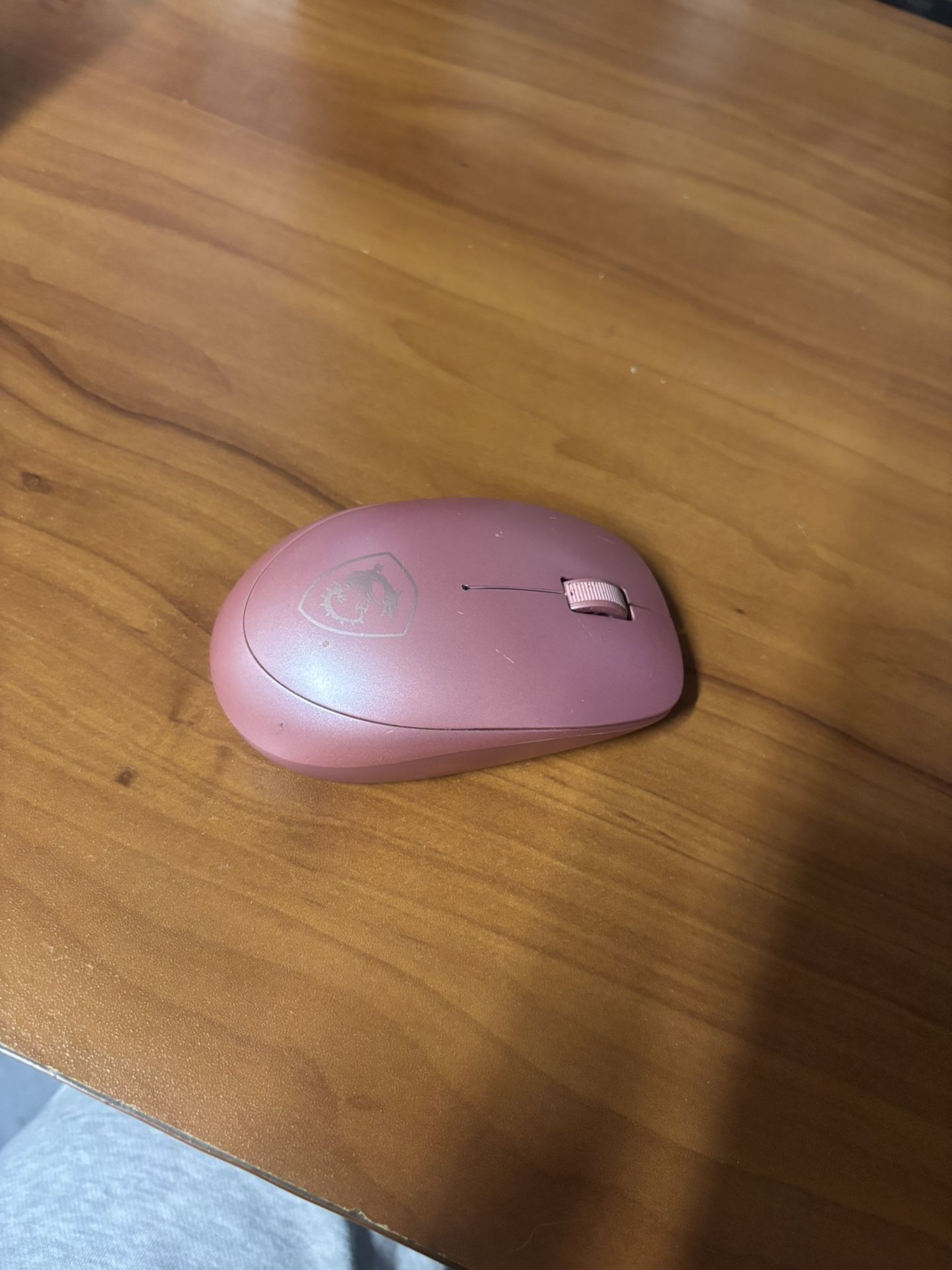 Pink MSI Wireless Mouse