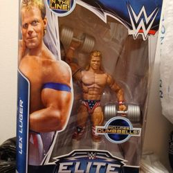 Lex Luger With Dumbbells Figure 
