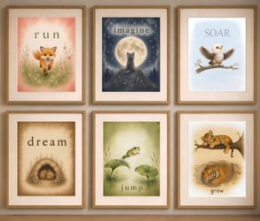 Wall decor Baby Animal Wall Art | Choose Any 3