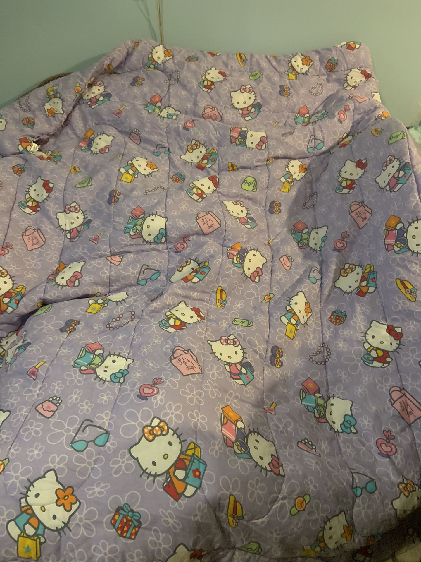 Hello Kitty twin comforter
