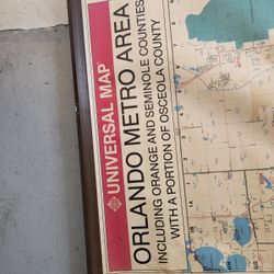 Large Orlando Metro Area Map
