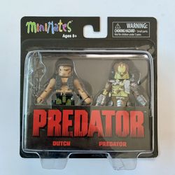 Predator Minimates Arnold Schwarzenegger DUTCH & Predator Figure Set MOC