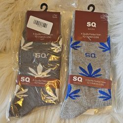 UNISEX 420 SOCKS NEW 2 PAIRS