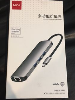 USB C Hub, 9 in 1 USB Type C Adapter with Ethernet,