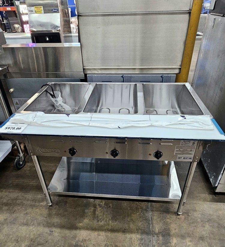 3 Compartment Steam Table