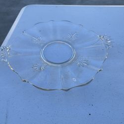 Antique Cristal Plate
