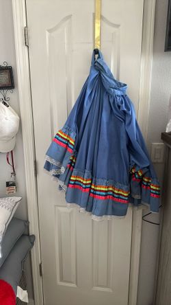 Falda Mexicana De Niña Talla LG 