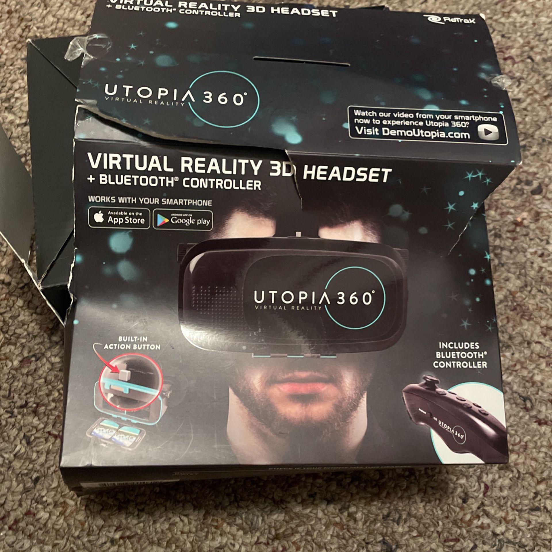 Virtual Reality 3D Headset 