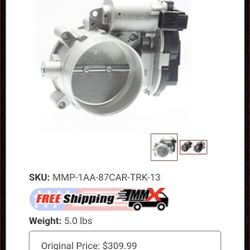 Challenger 6.4L Scat Pack Ported Throttle Body 87MM