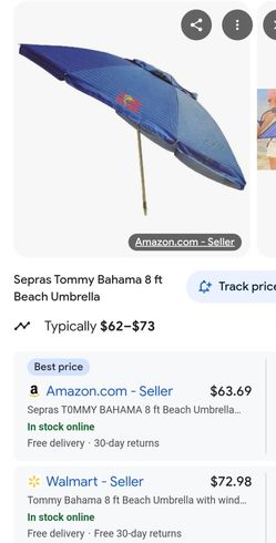 Beach Umbrella Tommy Bahama