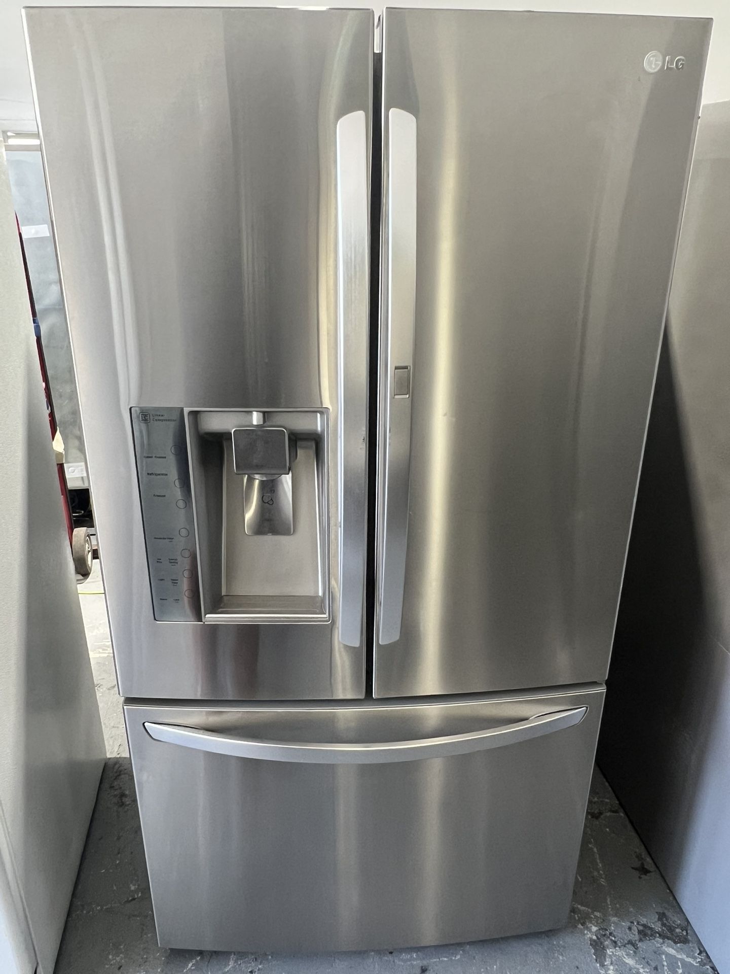 Lg Refrigerator French Door Stainless Steel