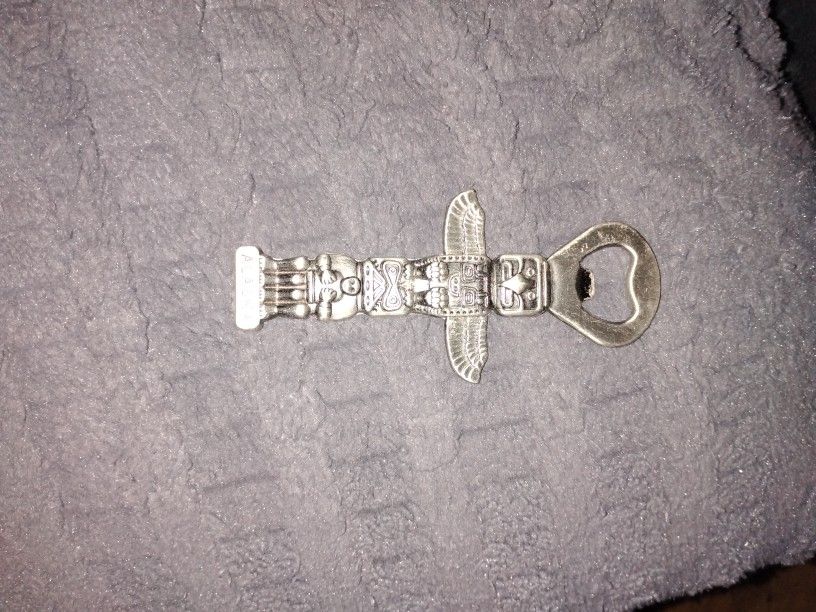 Metal Totempole Bottle Opener