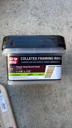 2-3/8” X .113 COLLATED FRAMING NAILS