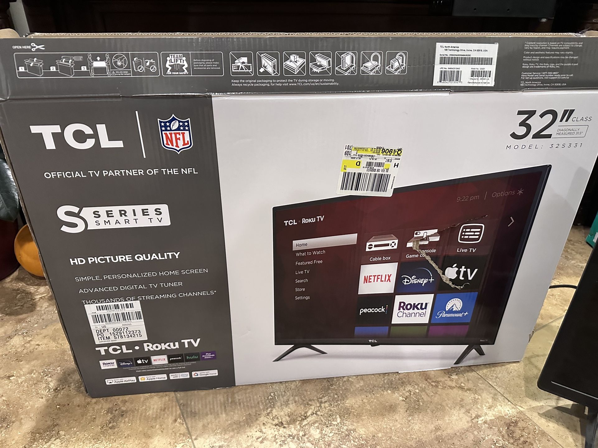 TLC smart tv 32”