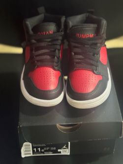 Jordan Access “Bred” (PS), style AV7942-006, size 11C (US toddler/preschool)