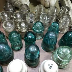 Medium Insulators 4”- 4 1/2”…$5 ea or discount on multiples