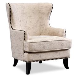 Eva High Back Nailhead Accent Chair Value City Furniture