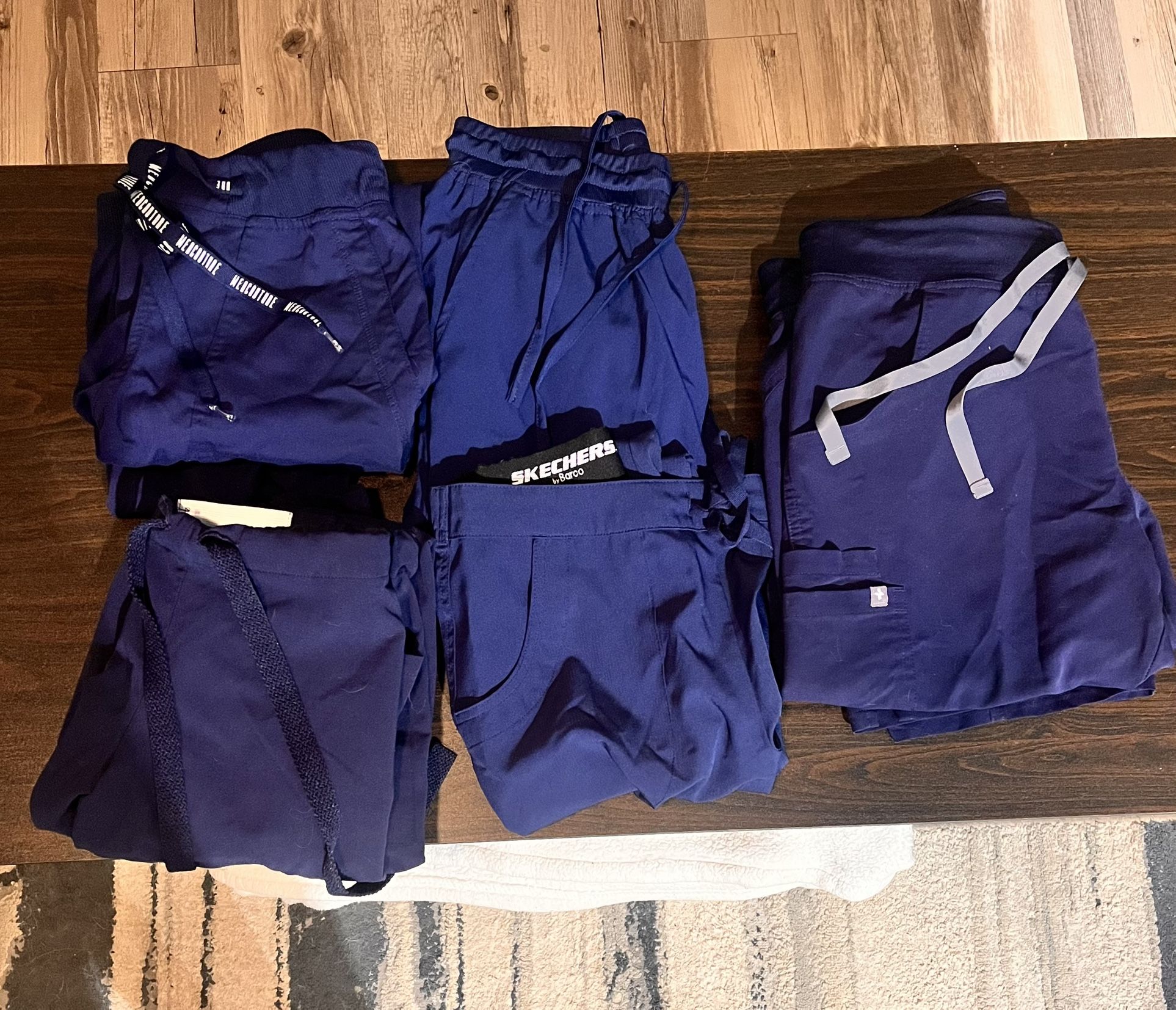 Navy Blue Scrub Pants