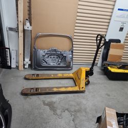 Steel Wheel Pallet Truck - Standard Fork, 48 x 27"