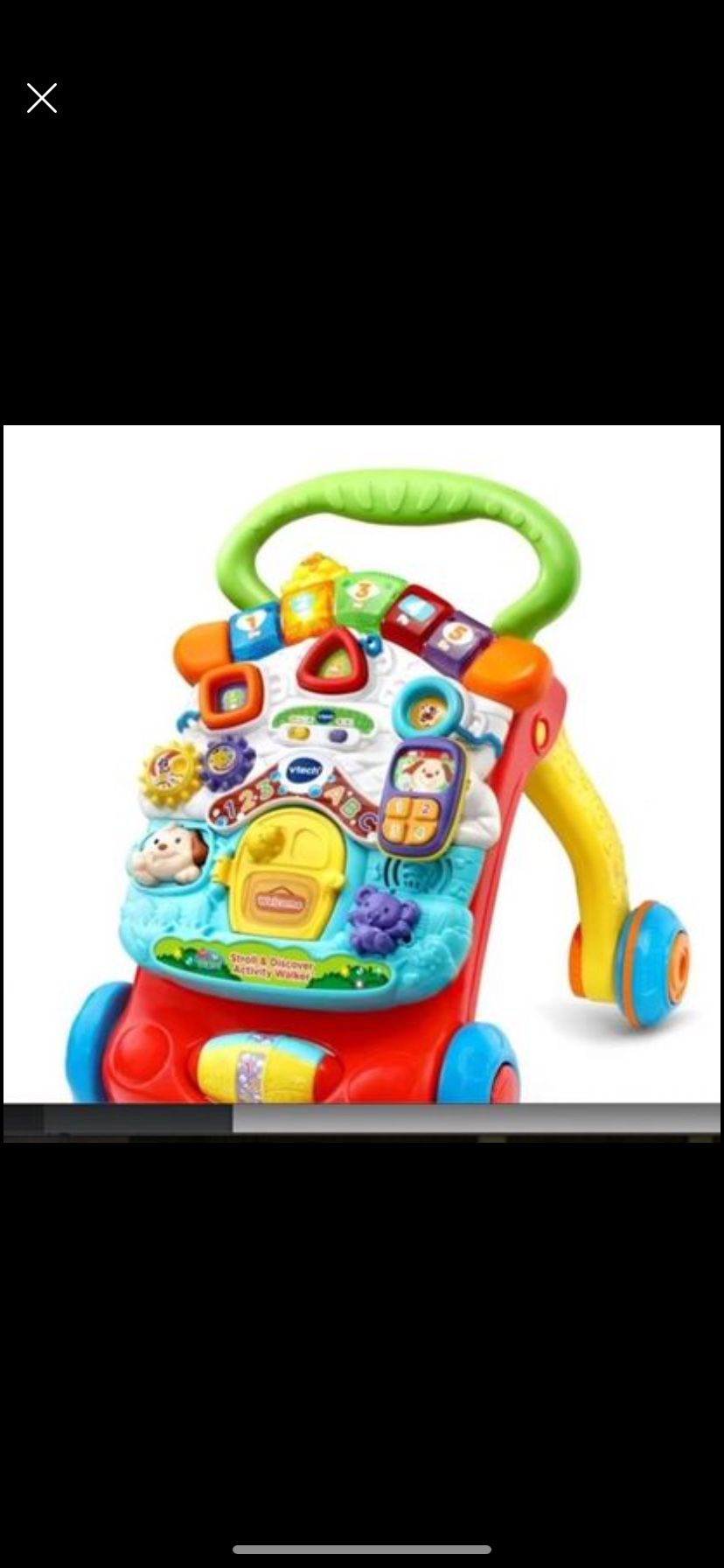 VTech Stroll and Discover Activity Walker 2 -in-1 Toddler Toy