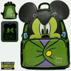 Loungefly Disney Mickey Mouse Frankenstein Cosplay Mini Backpack EE Exclusive