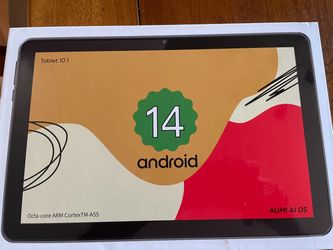 Android 2025 14 Tablet 64GB with case-WiFi, Dual 5MP+8MP Camera