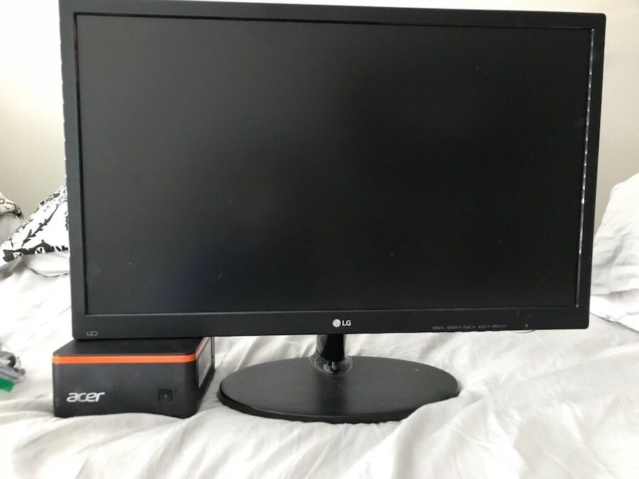 Acer Revo computer + LG monitor