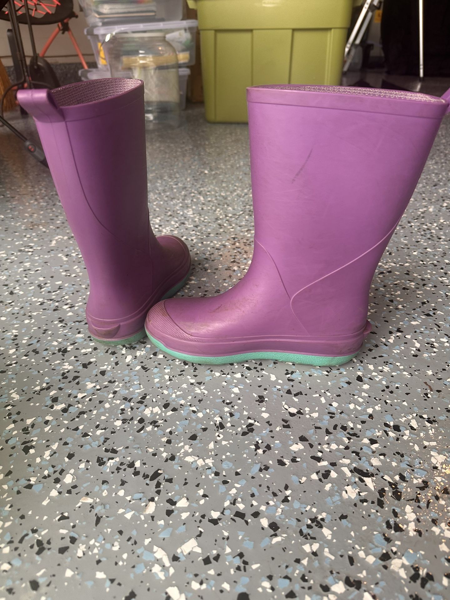Size 13 Girls Rain Boots