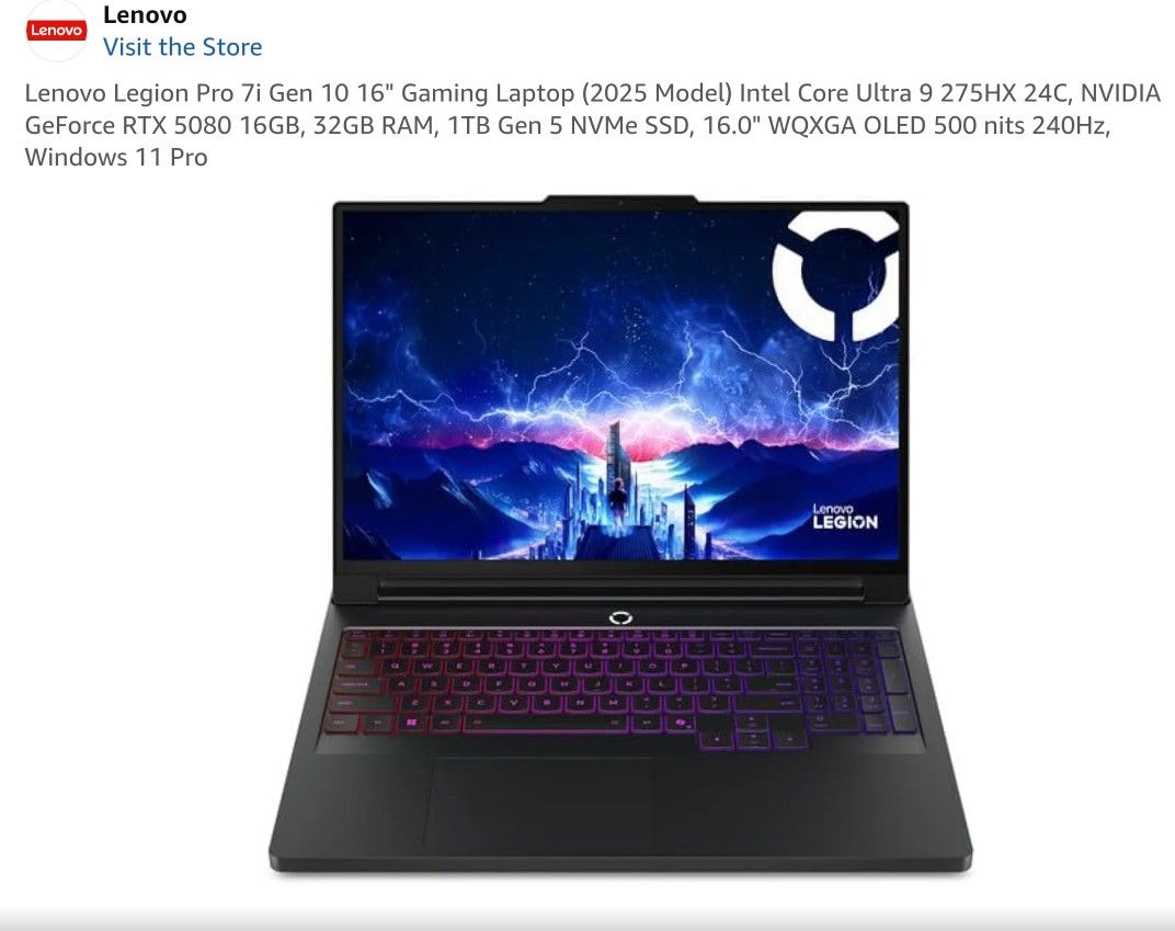 Legion Go 7i Pro 5080 