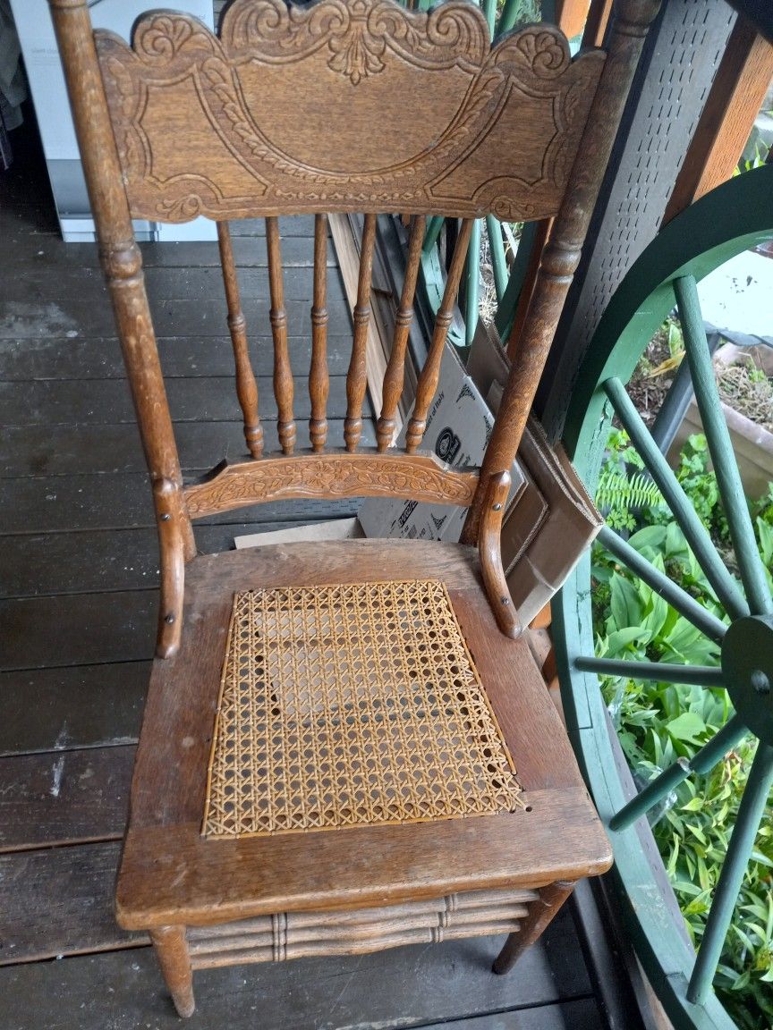 A Nice Old Table With Four Chairs Very Nice Needs A Little Loving Care But Willing To Sell For $65