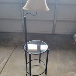 End Table and Lamp