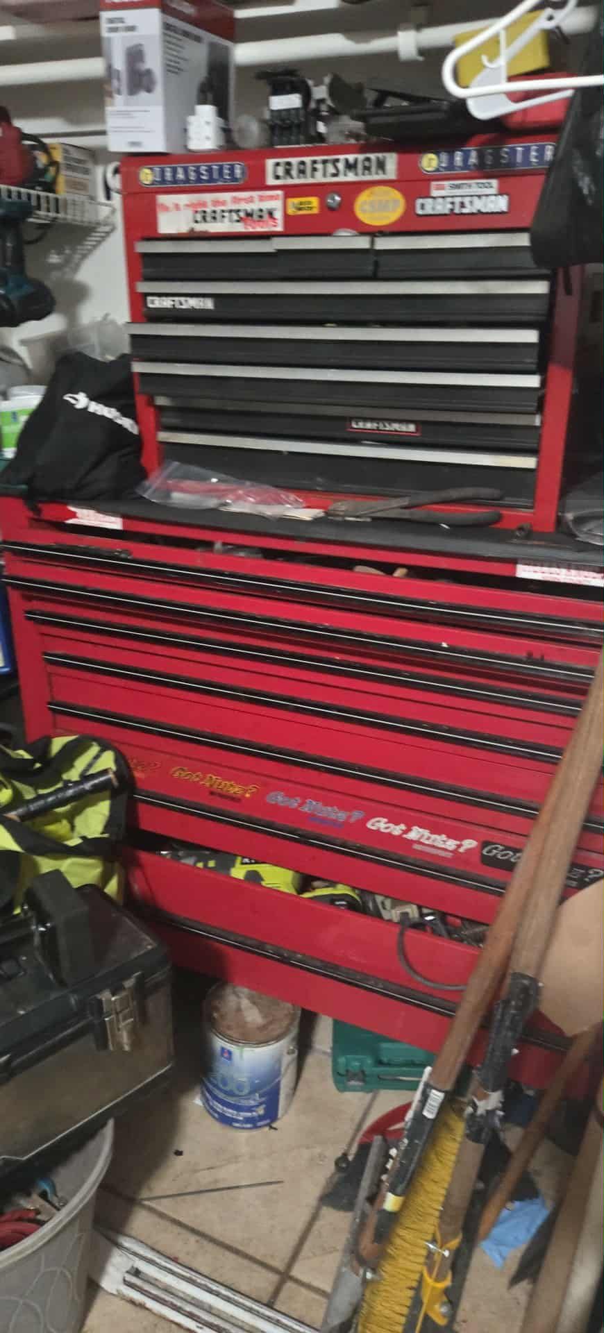 Craftsman Roll Away Tool Chest…and TOOLS TOO