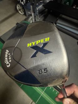 Callaway hyper x 8.5 driver with x 70 gram shat no head cover golf