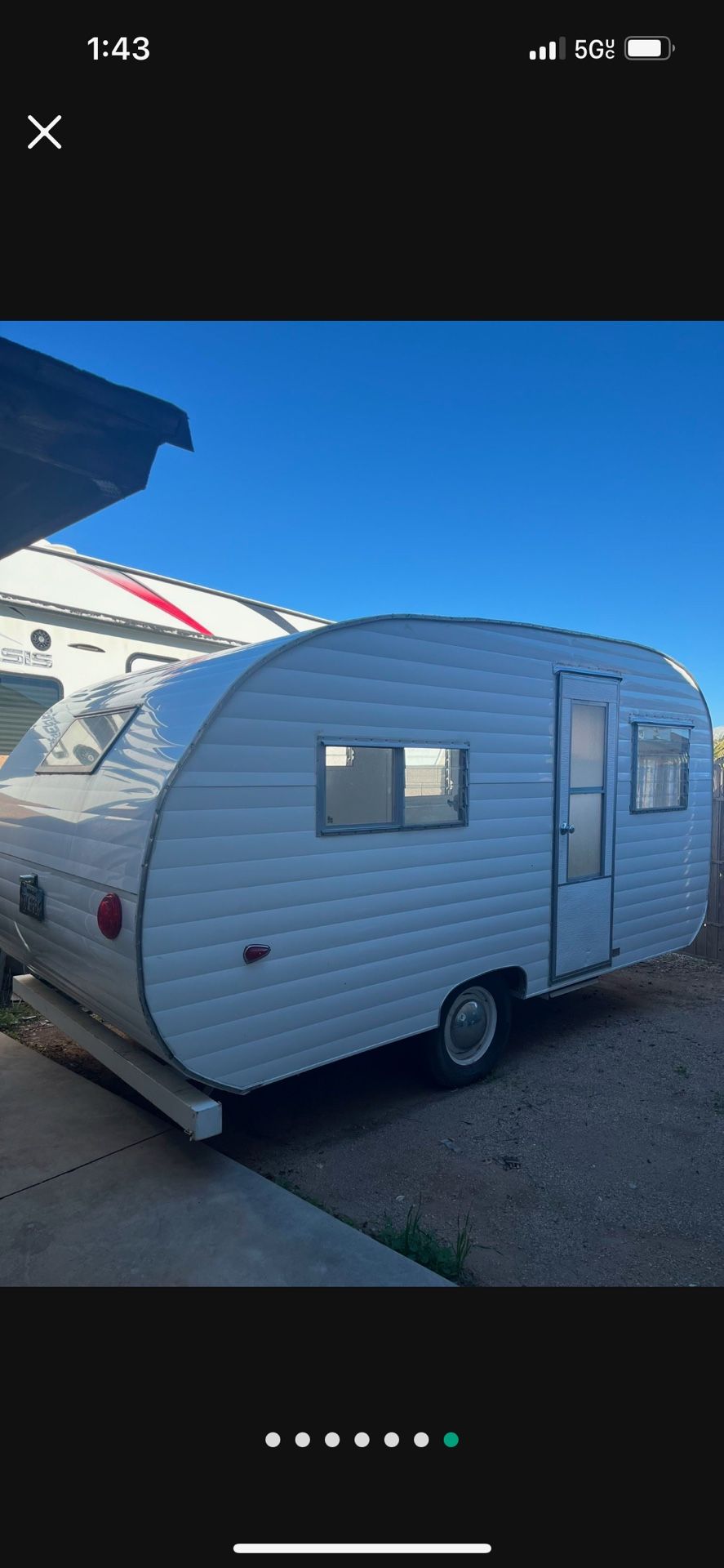 1973 Teardrop Cardinal Camper-