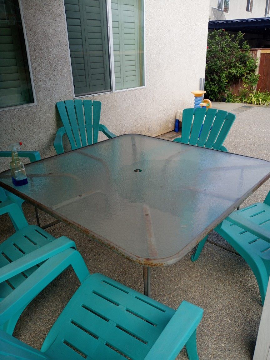 Glass Table No Chairs