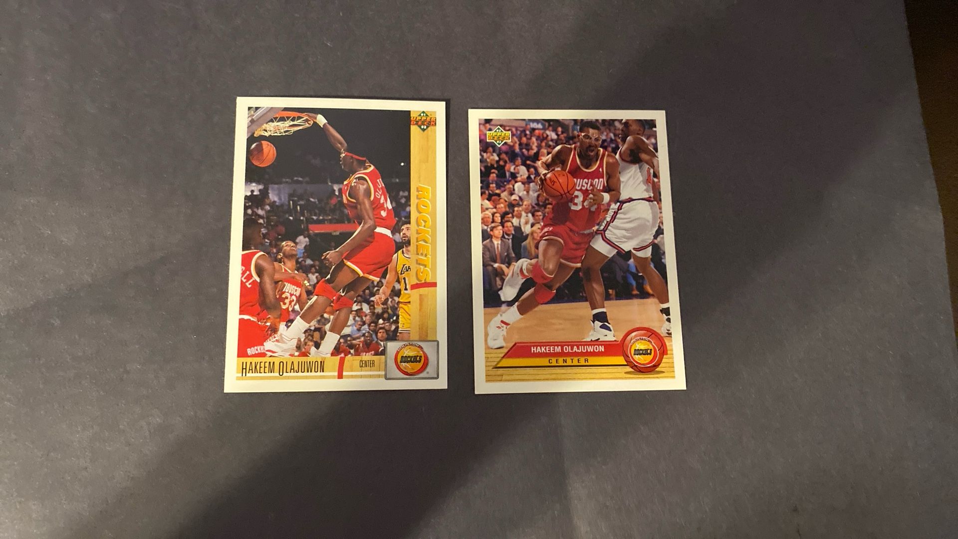 Hakeem Olajuwon 1991-92 Upper Deck Card Lot