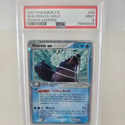 PSA 9 Walrein EX Powerkeepers 2007 