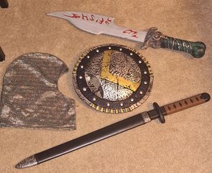 Costume Weapon and Armor Prop Set