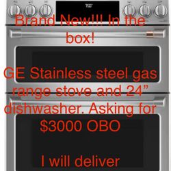 Brand New Kitchen Appliance Set!!! GE Cafe Stainless Steel