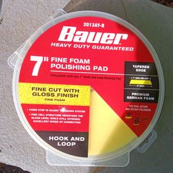 7" polishing and buffing pads etc
